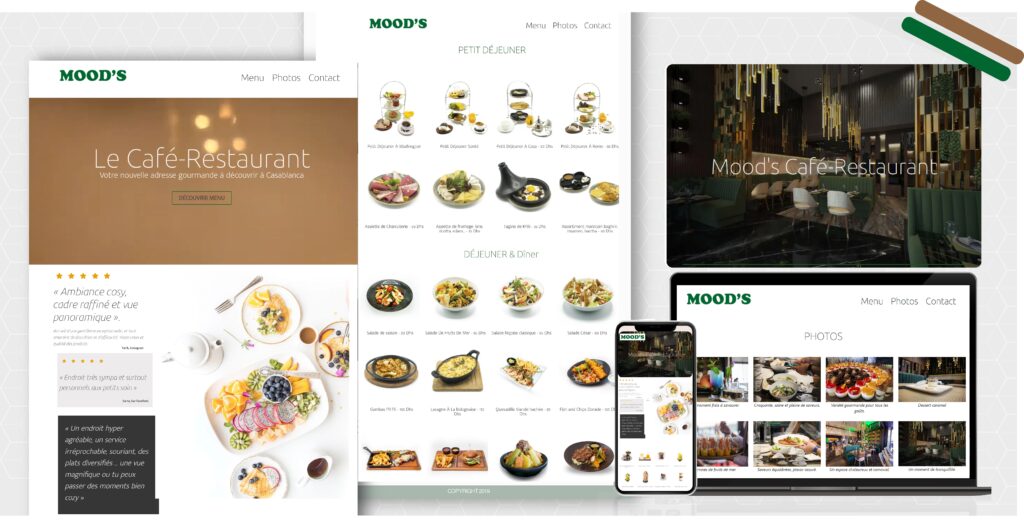 Site web pour restaurant
